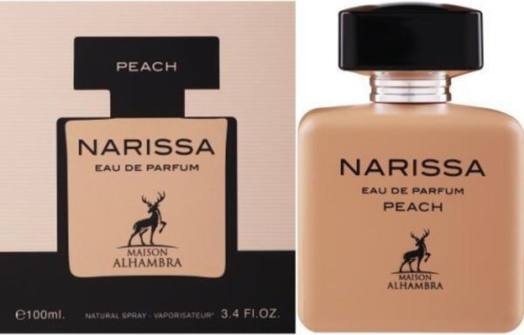 A product shot of a perfume bottle and its packaging.