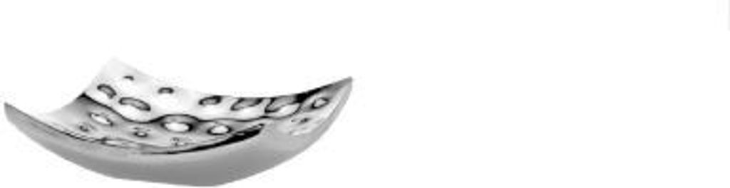 Edelstahl Schale quadratisch 19 x 19 cm, Schale in aufwendiger Hammerschlag-Optik