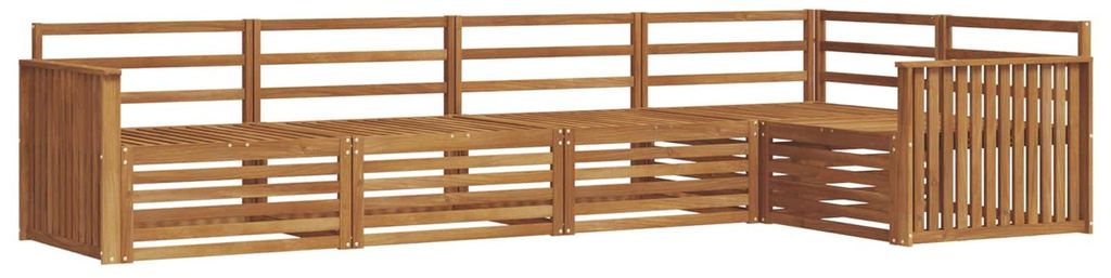 Outdoor-Sofagarnitur 5 pcs Natur