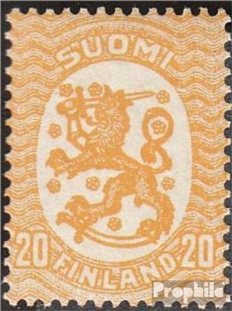 Briefmarken Finnland 1917 Mi 73A postfrisch Freimarken: Produktbild 