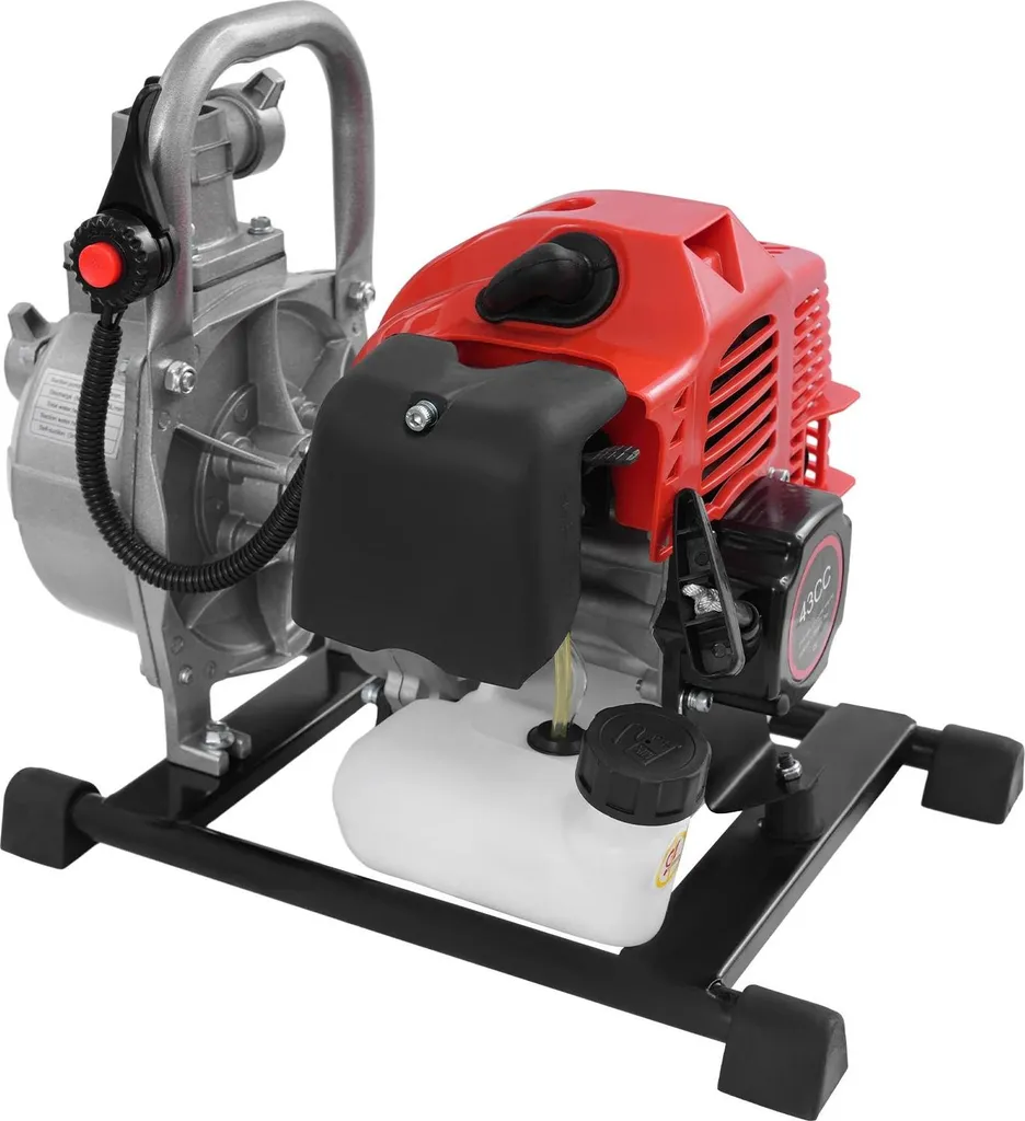 Pompe de jardin thermique pour arrosage et vidange moteur 43 cm³
