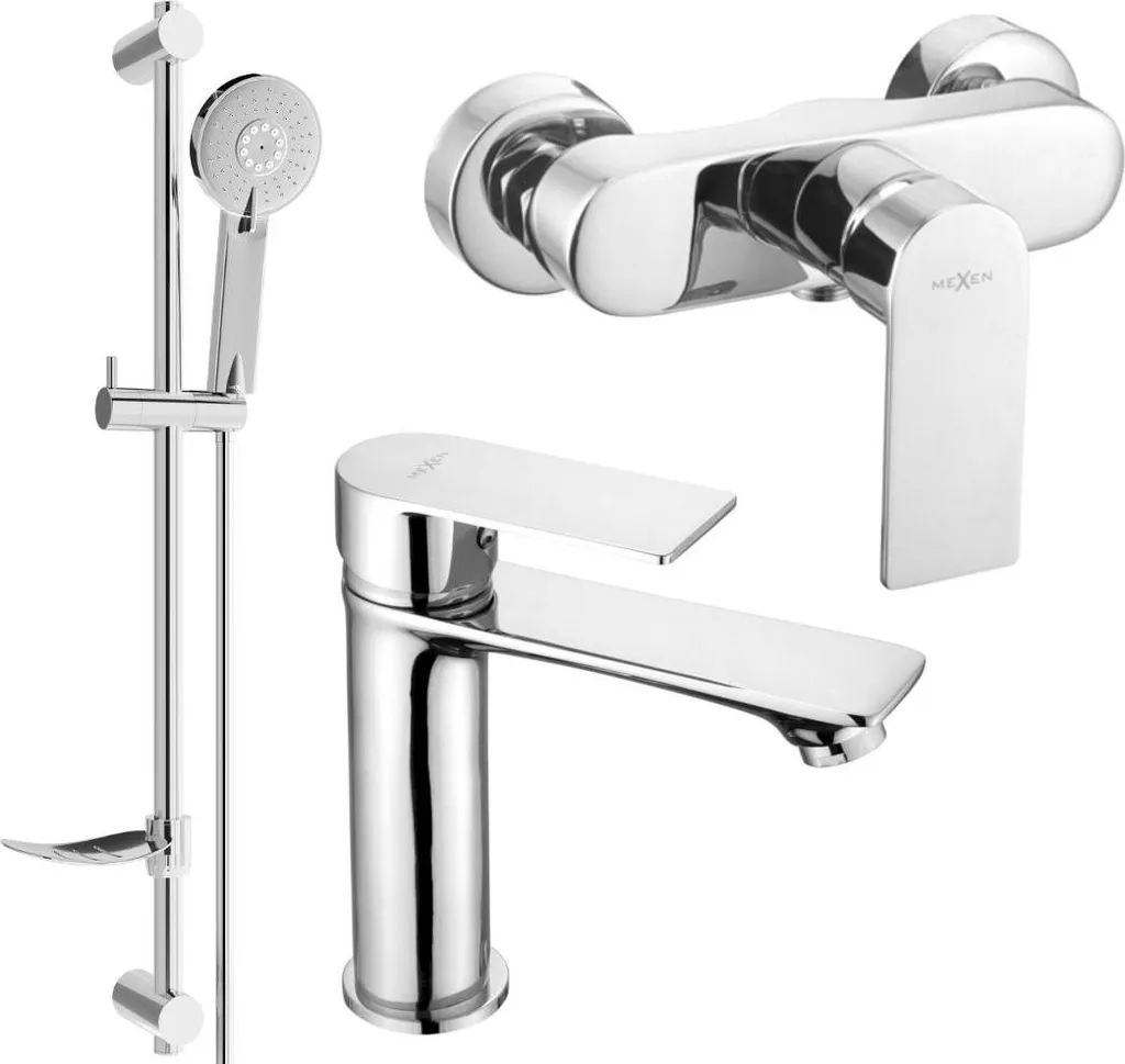 Mexen Royo DF40 Set Doccia Cromo 72204DF40-00 - Qualità Professionale