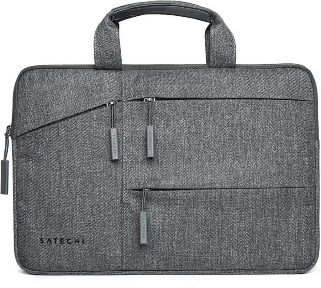 SATECHI borsa per laptop in fibra sintetica grigia ST-LTB13 fino a 33,0 cm (13 pollici)