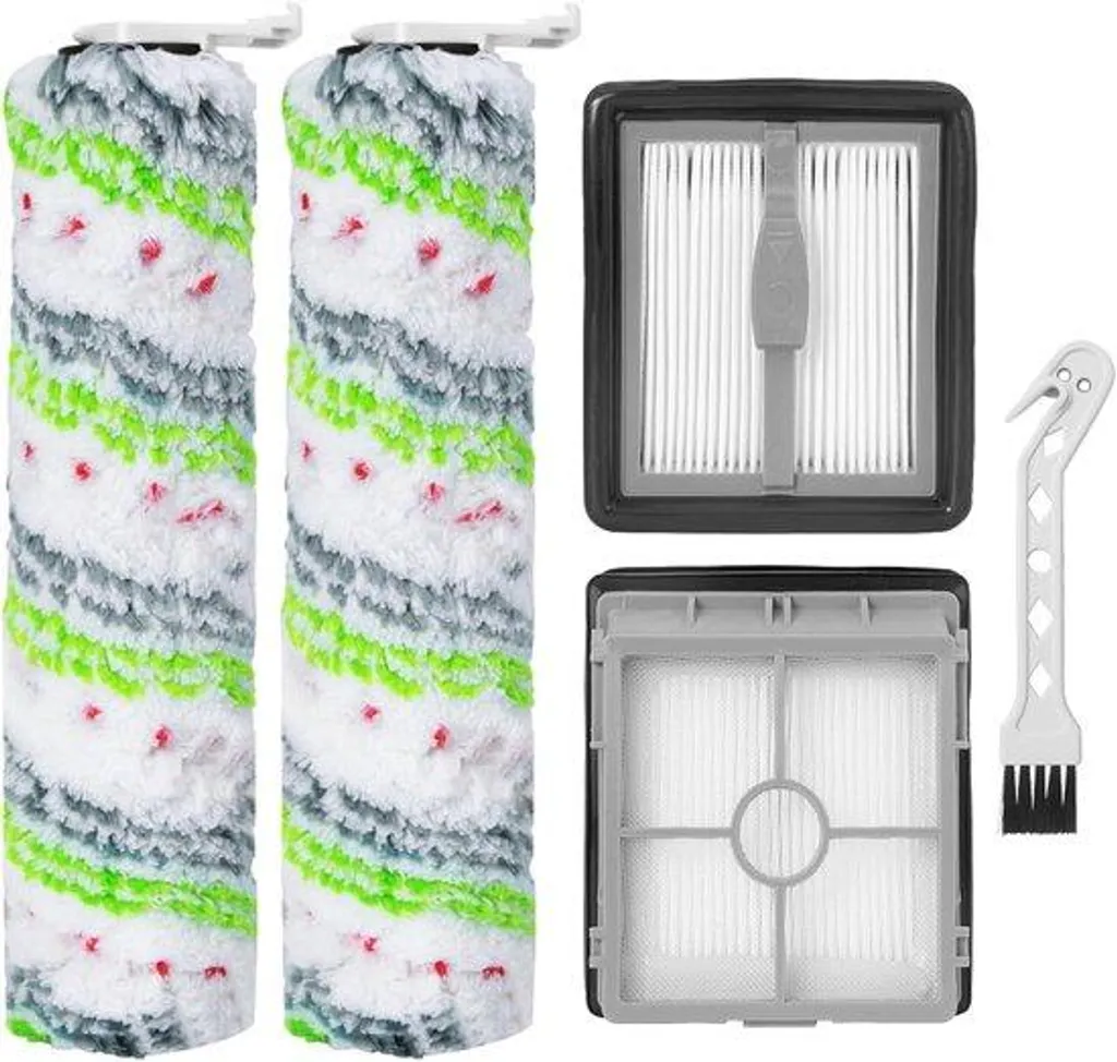 Pack de 2 Brosses Animaux et 2 Filtres HEPA pour Bissell Crosswave X7