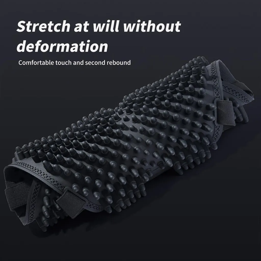 Coussin de siège en silicone pour moto ergonomique et noir antidérapant