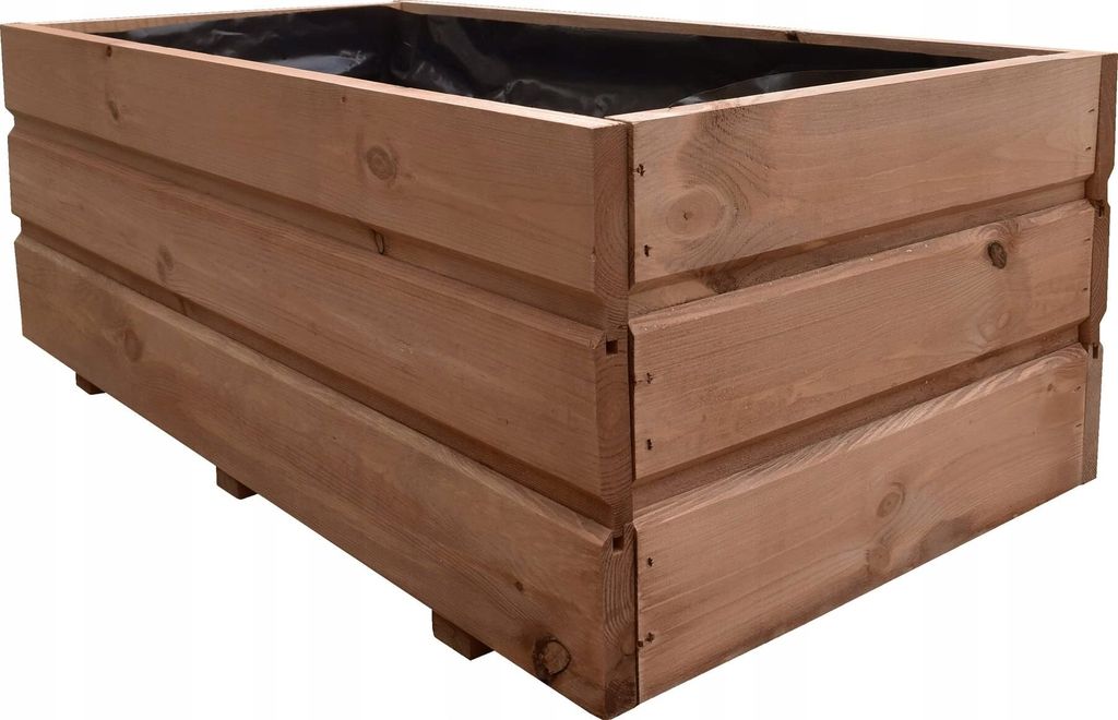 FKL dřevěný truhlík na květináče zahradní 80x 40x 30 cm D28 Obrázek produktu 