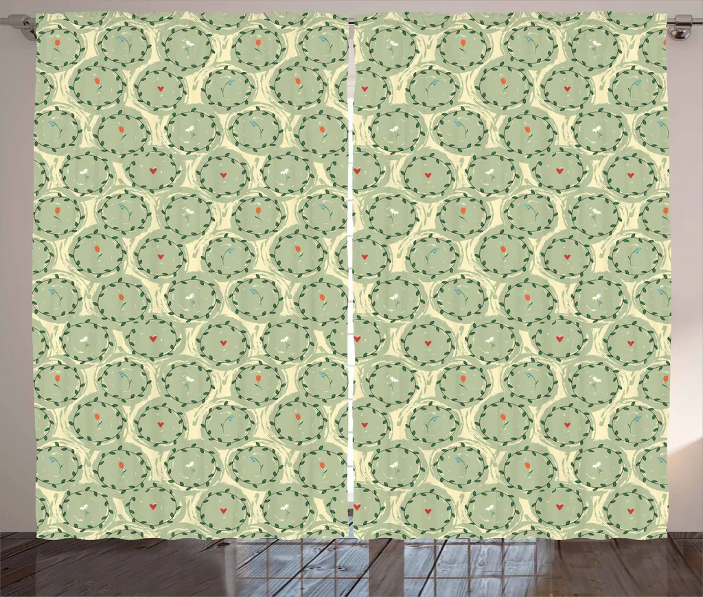 ABAKUHAUS Tenda Fiori Multicolore 280x245 - Elegante & Pratica