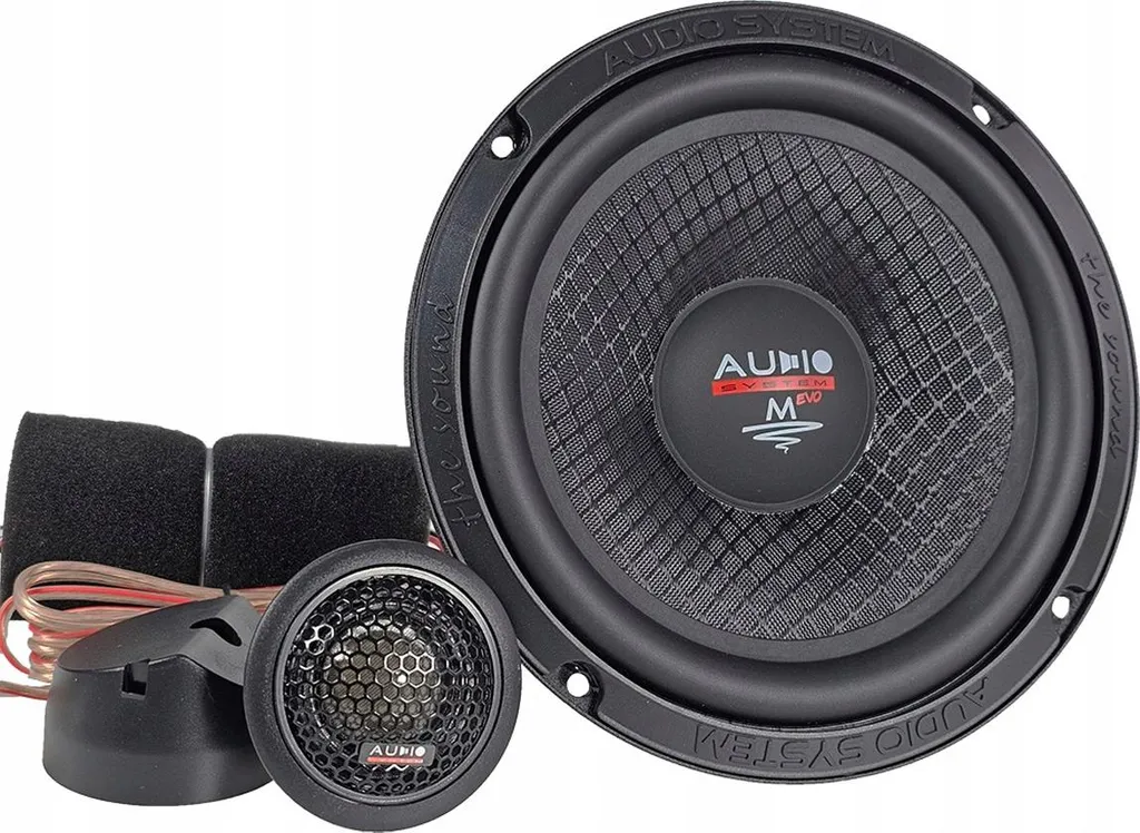 Audio System M 165 EVO3 Kit Éclaté 2 Voies 16,5 cm Haut-Parleurs