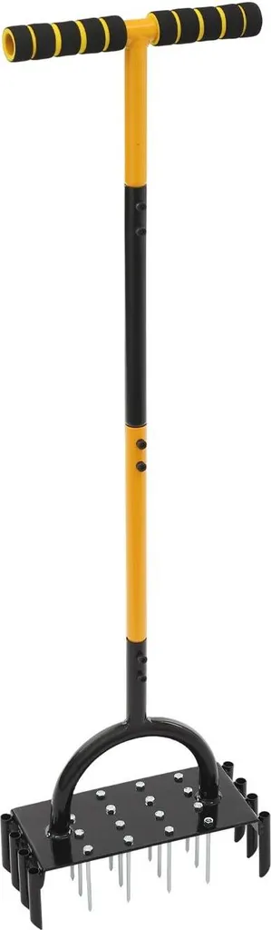 Aeratore Prato Acciaio 2in1 - 16 Spike e 8 Carotatori Manuali