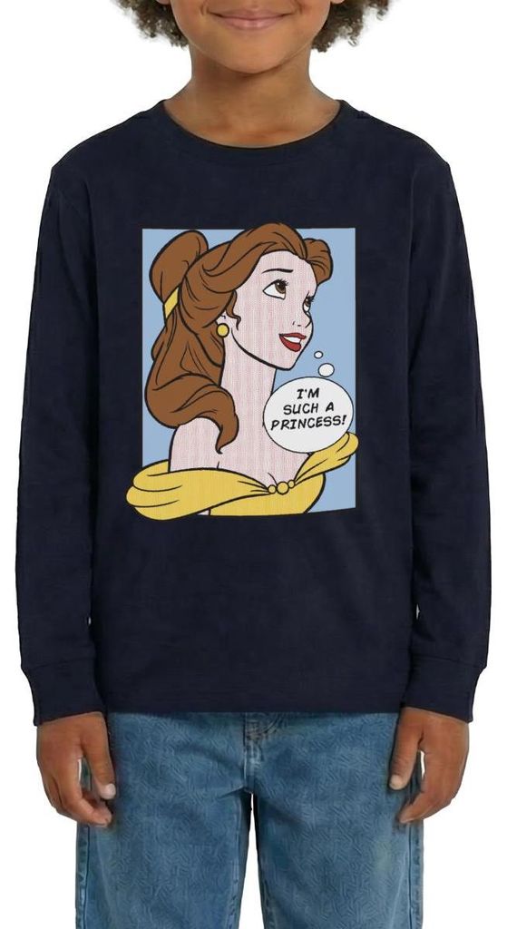 Belle I'm Such A Princess Teenager Premium Langarmshirt, 158/164 (12 Jahre), Navy