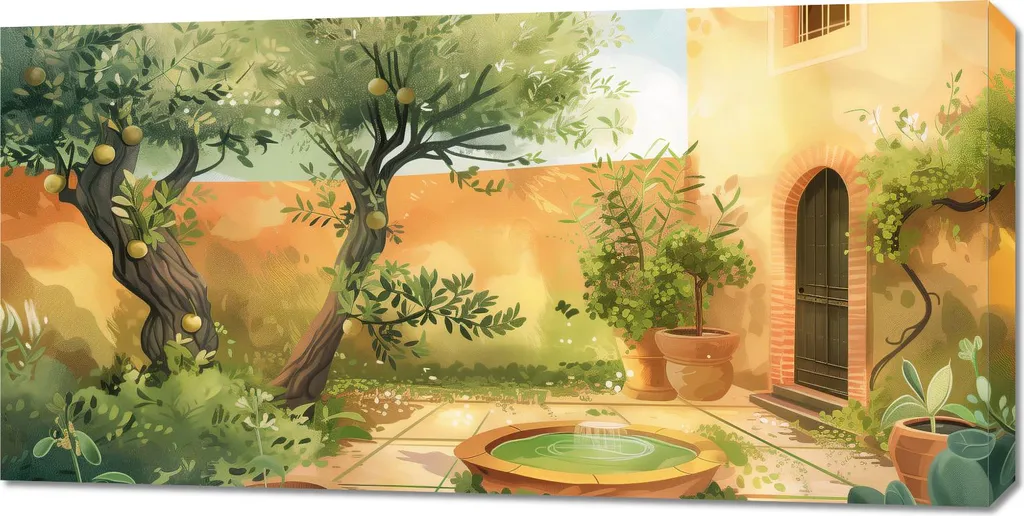 Quadro 100x50 Giornata di Sole - Tela Moderna Arredo Casa