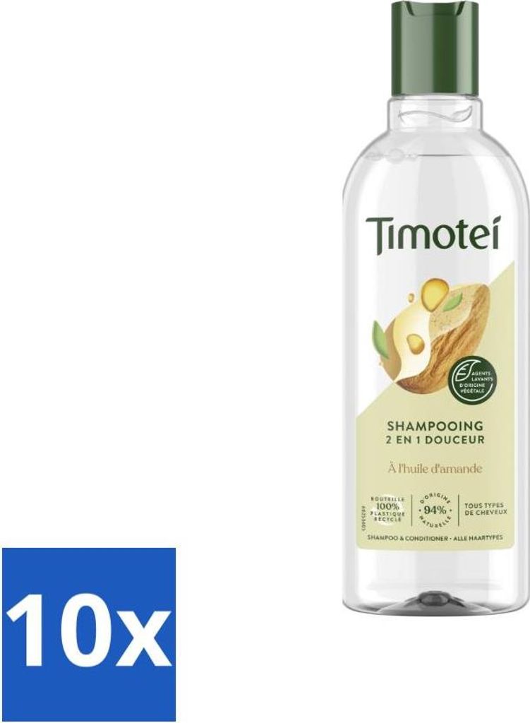 Timotei - Shampooing - Huile d'amande - 2 en 1 - Pour tous Image du produit 