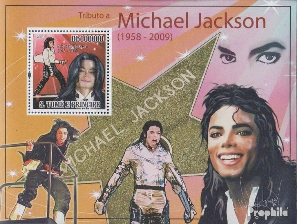 Briefmarken Sao Tome e Principe 2009 Mi Block713 Produktbild 