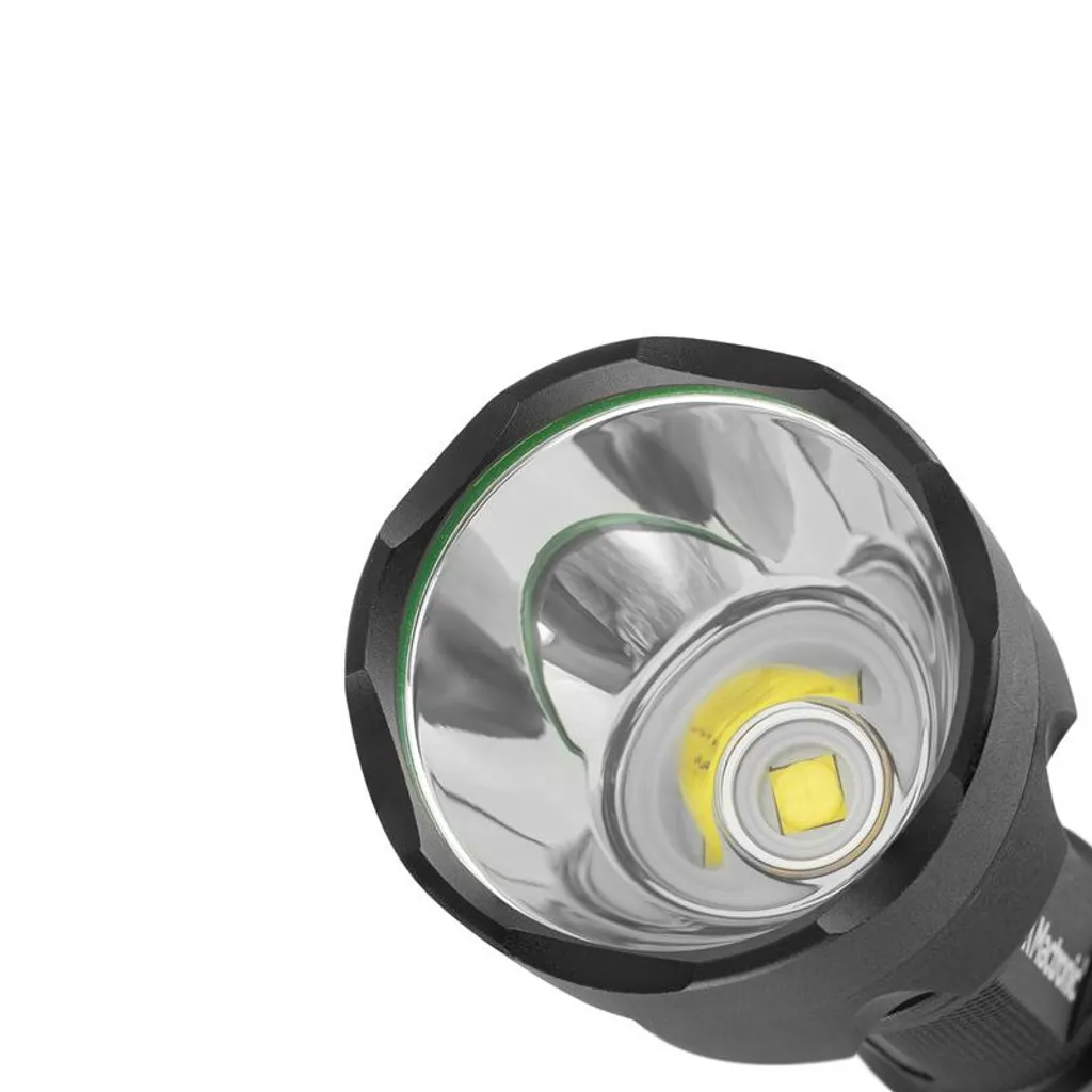 Lampe torche LED tactique Mactronic 1550 lumens noire haute intensité
