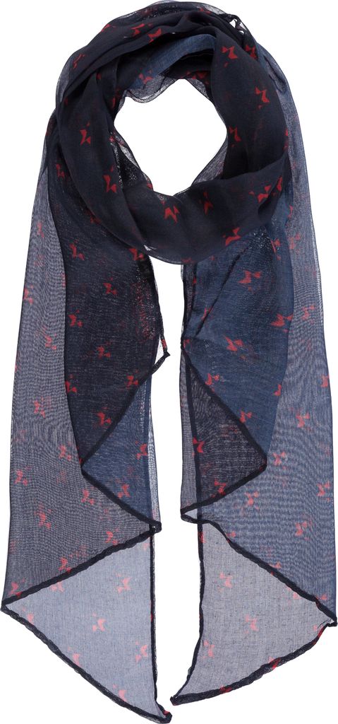 Passigatti Schal Diagonal Star Print, Gr. ONESIZE