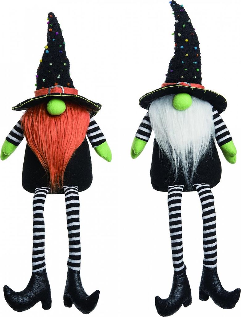 Plüsch Halloween Kantenhocker Zwerg als Deko 1 St.