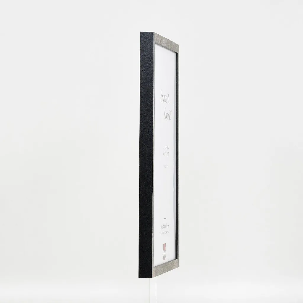 Cornice Legno Effect Argento 24x30 Profilo 42 - Vetro Acrilico - 8