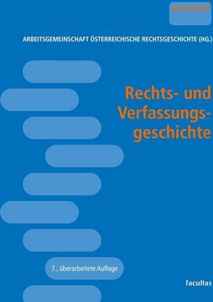 Rechts- und Verfassungsgeschichte Produktbild 