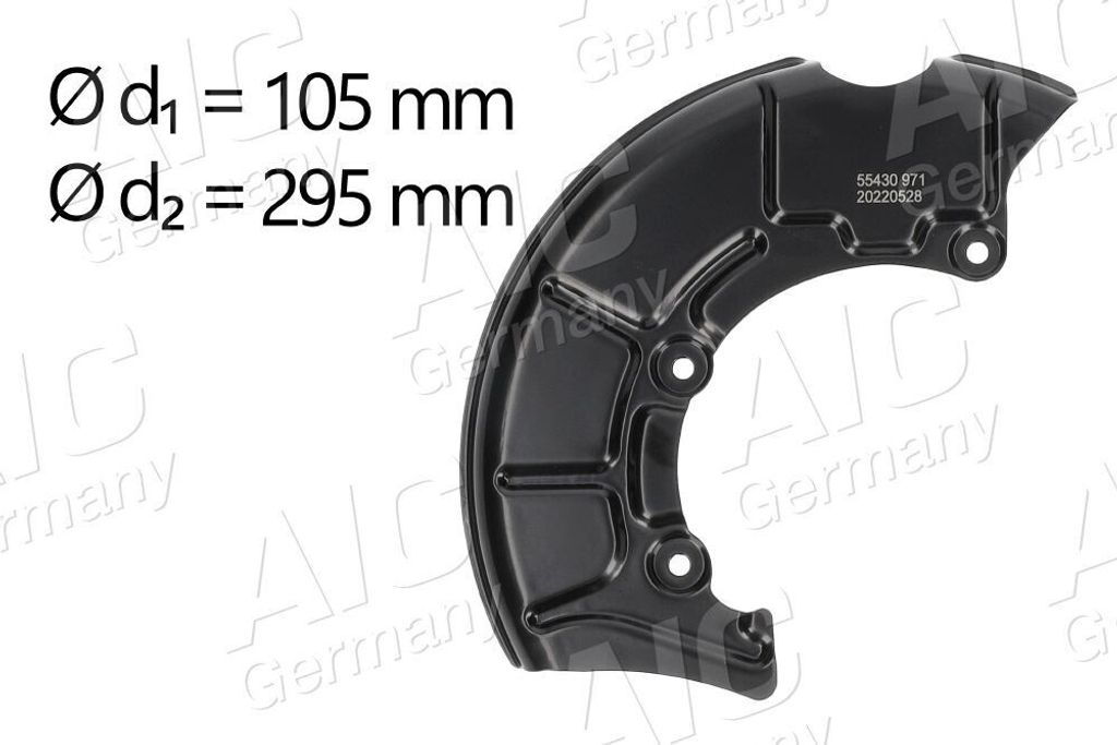 AIC Spritzblech Bremsscheibe für VW Golf IV Schrägheck (1J1) Vorne Links 55430 Ankerblech