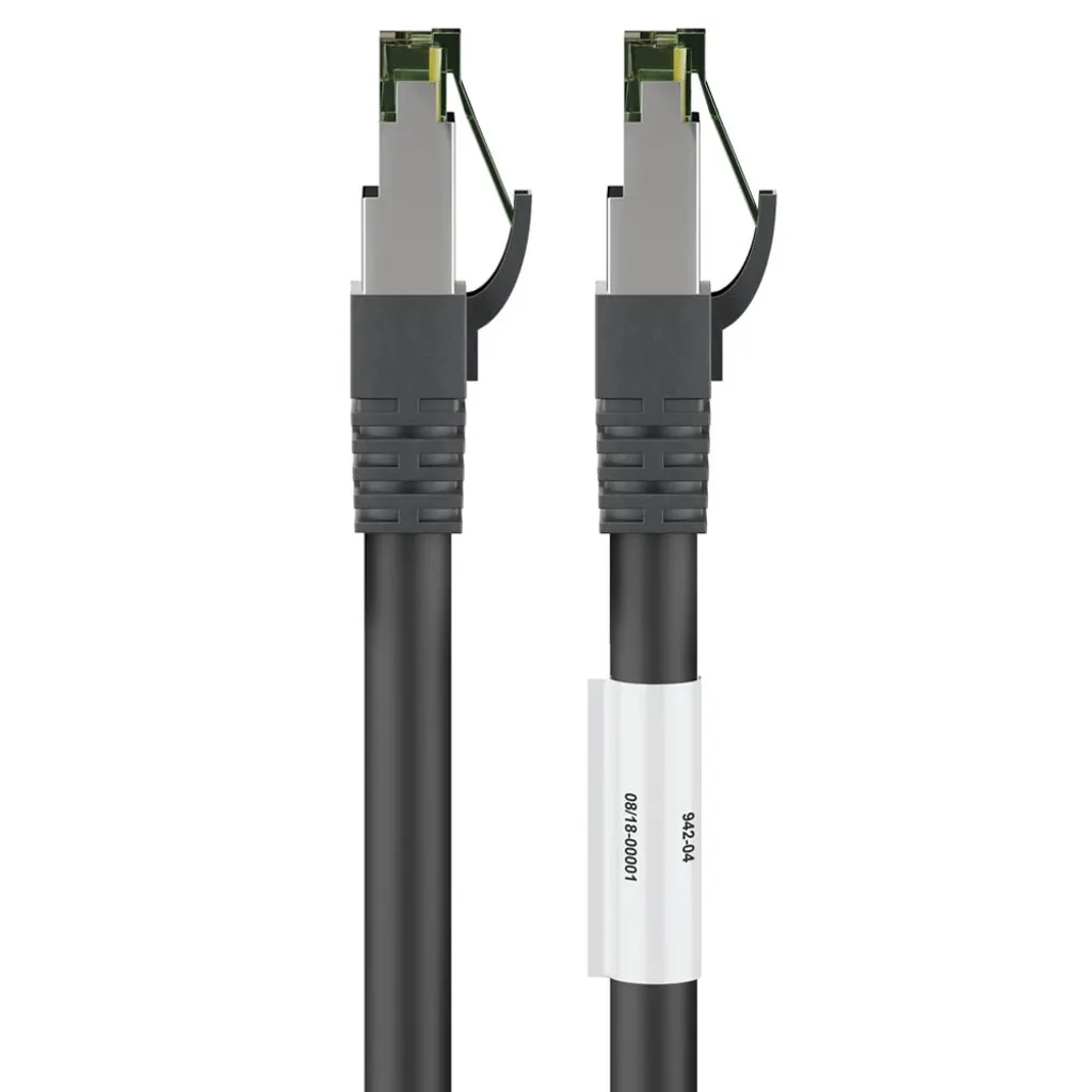 Cavo LAN Premium Goobay CAT 8.1 0.5m Nero - Performance e Design - 2