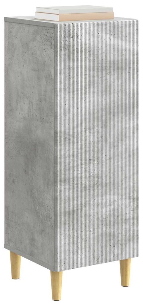 vidaXL Sideboard Betongrau 33 x 34,5 x 90 cm Holzwerkstoff