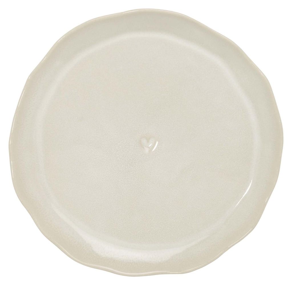 Frühstücksteller JUNE Clay creme D. 22cm Stoneware Bastion Collections