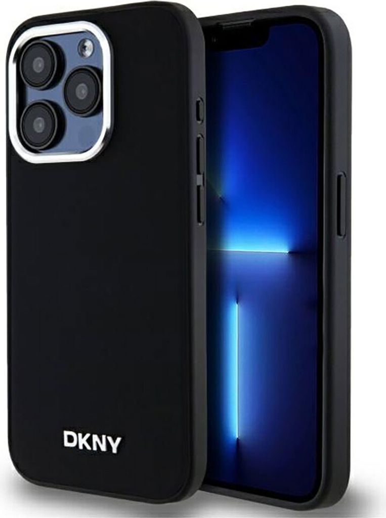 Tasche Dkny Plain Logo Magsafe Na Iphone 15 Pro Max - Czarne