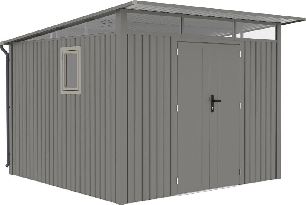 Rockford Gerätehaus Metall Geräteschuppen 296 x 318 cm Produktbild 