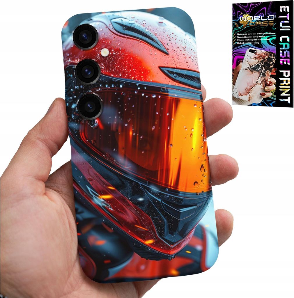 Etui Für Samsung Galaxy S24 Plus - Motorrad, Motorradhelm-Fan