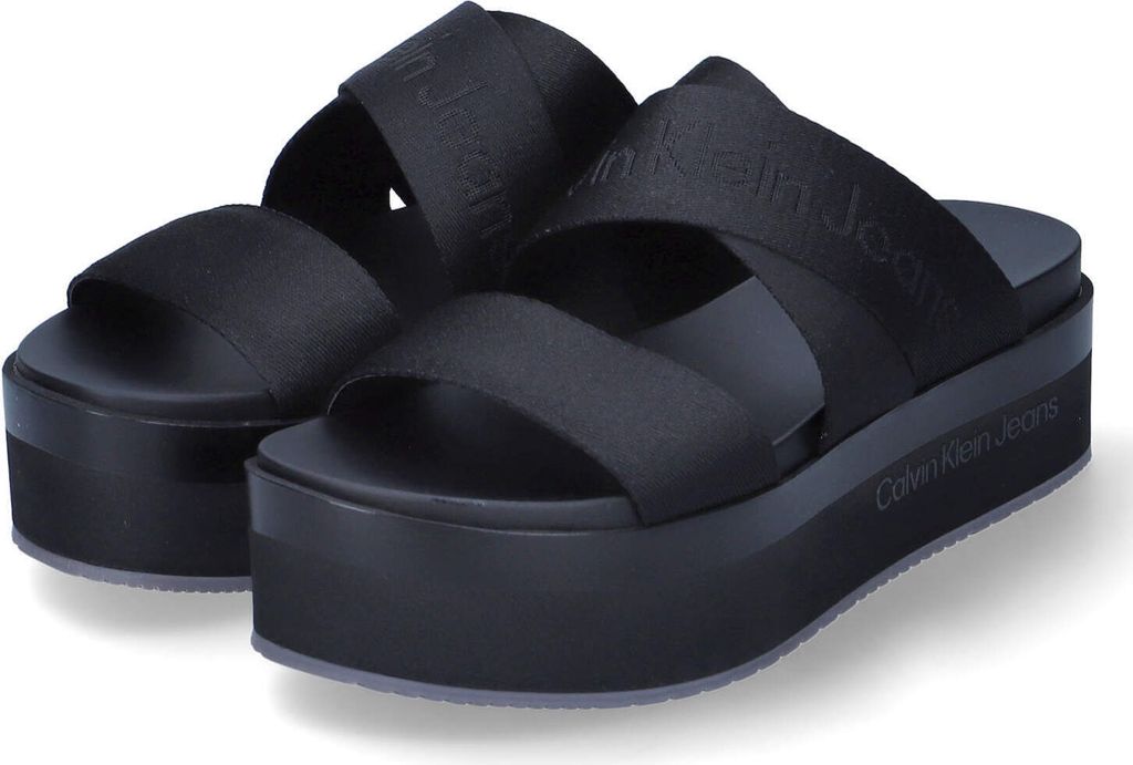 Calvin Klein Jeans Damen Klassische Sandalen YW0YW01361 0GT Produktbild 
