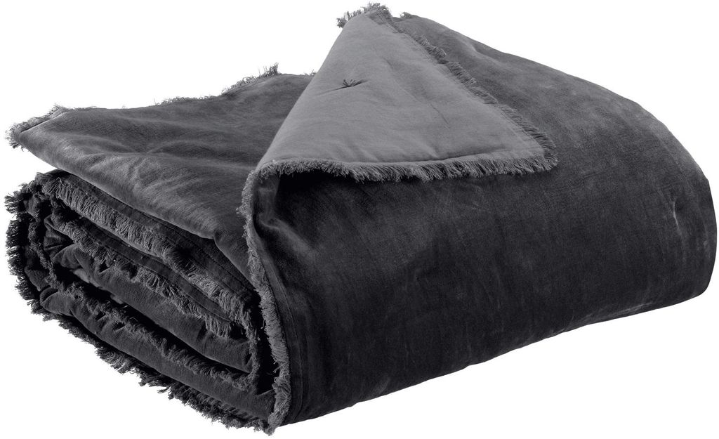 Plaid Uni Fara Caviar 135 x 200 – sde   ld Produktbild 