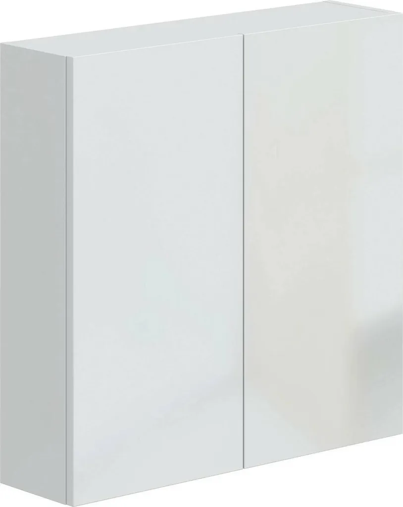 Offerta Mobiletto Bagno Dmora Apollosa 16x60 cm Bianco Lucido 2 Ante