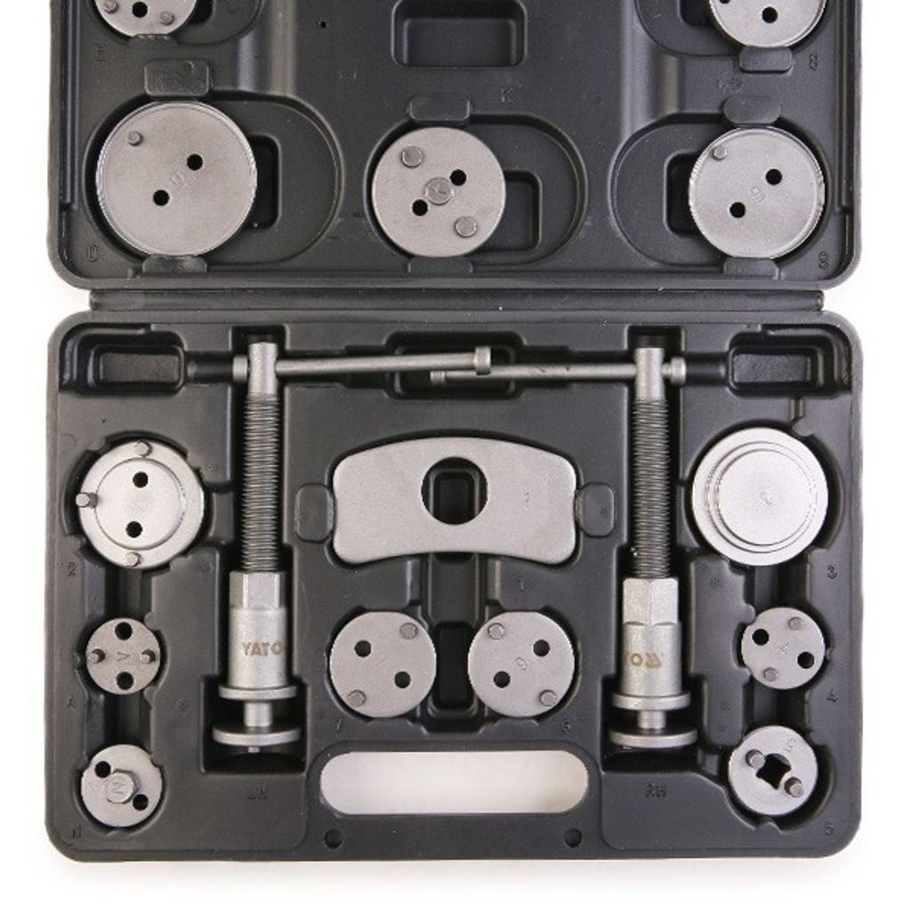 Yato YT-0681 - Pastiglie freno a disco e strumenti di servizio pinza 11 pezzi kit | Leroy Merlin