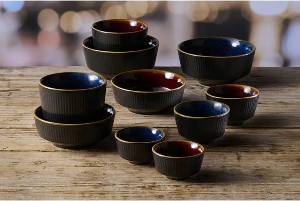 Churchill Nourish Tokyo Blue Kochi dip pot, 40 x 69 mm, (12 pezzi) - 2