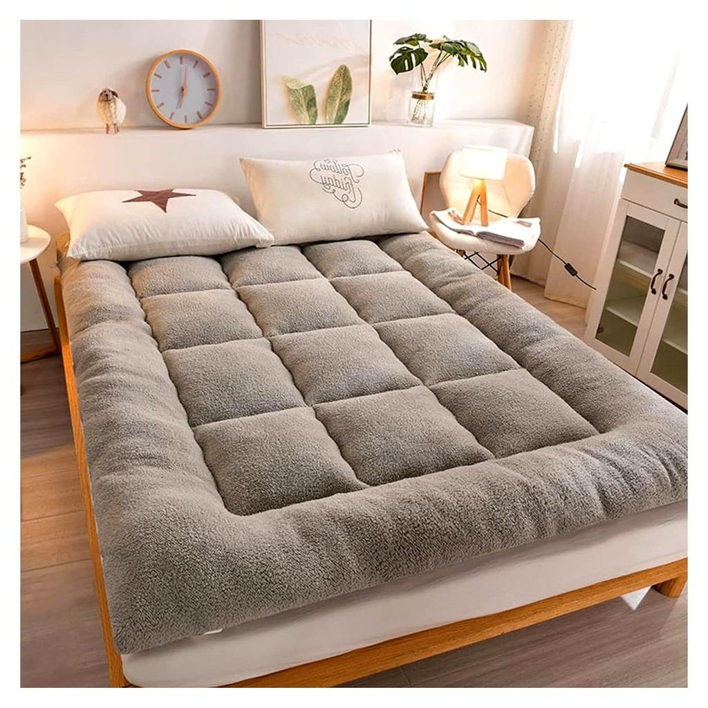 Futonmatratzen Bodenmatratze Schlafmatte Grau in mehreren Größen (90 x 200 cm)