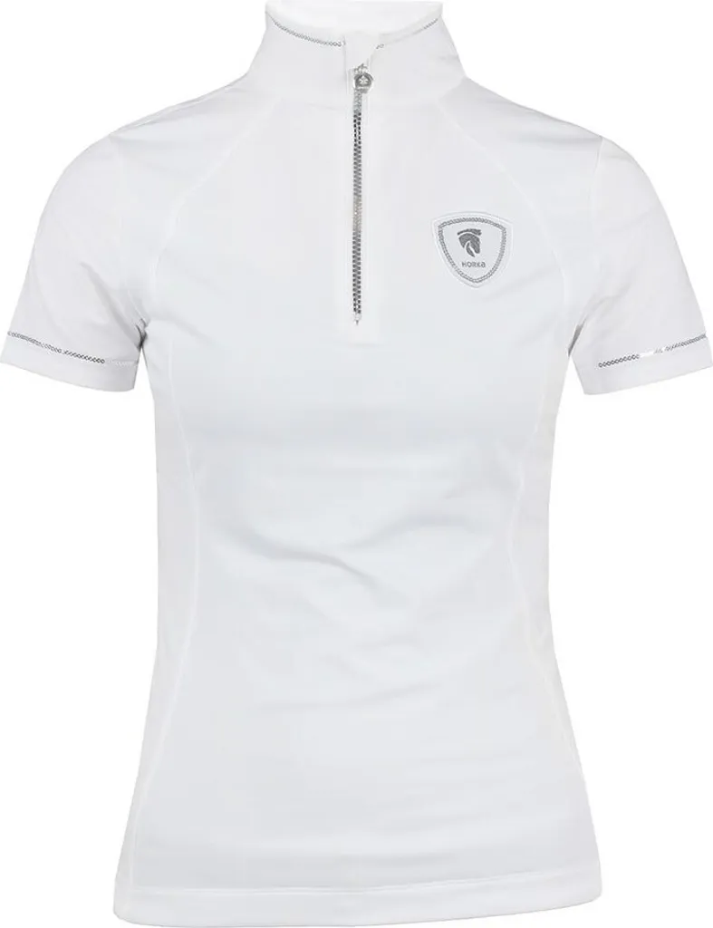 T-shirt blanc anti-transpiration Horka Starlight XL manches longues