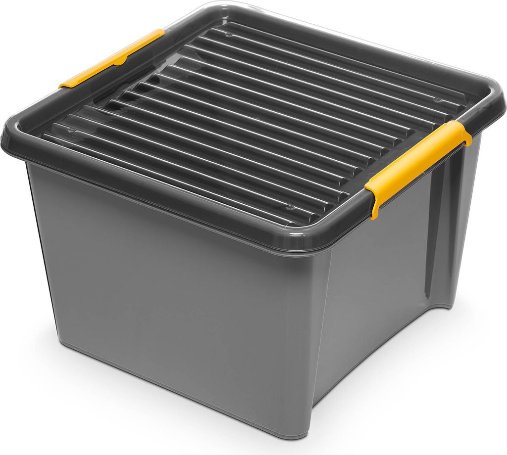 Plastový Úložný Box S Víkem Uzavíratelný Organiser Pro Obrázek produktu 