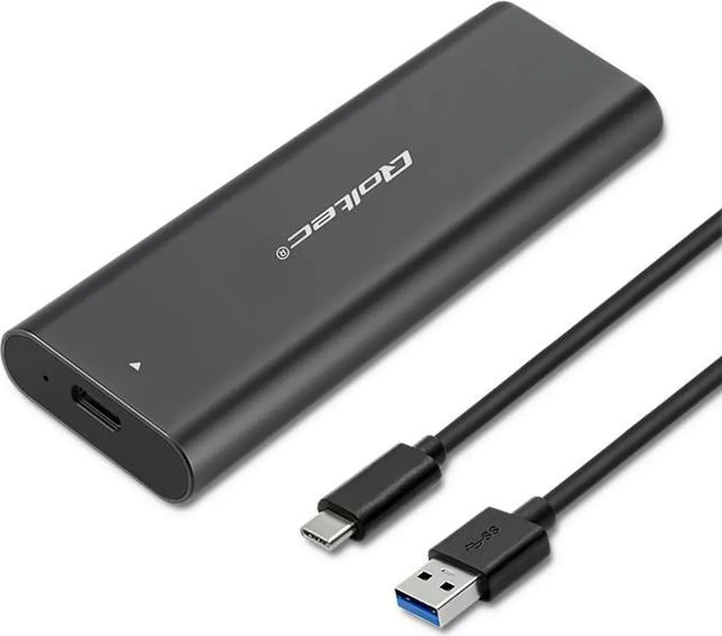 Case SSD M.2 SATA Qoltec USB-C 3.1 Gen1 - Box Alluminio per NGFF
