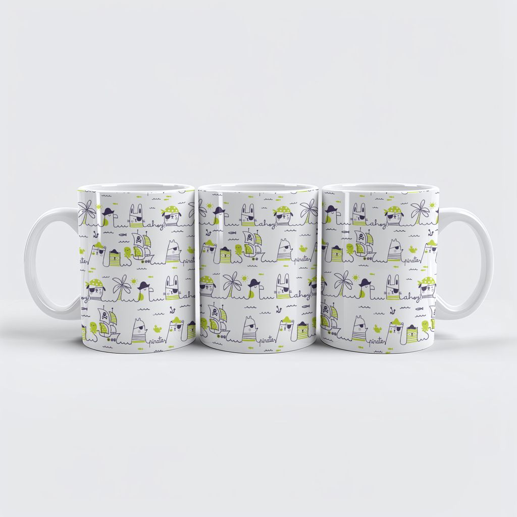 raxxa Premium-Tasse "La banda de piratas surcando los mares del Sur en busca de aventuras R"