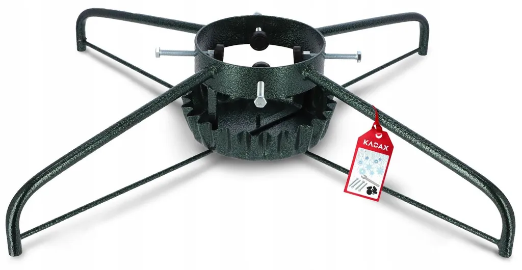 Fixation Sapin de Noël Grande Taille - Support Métal Stable avec Bac à Eau