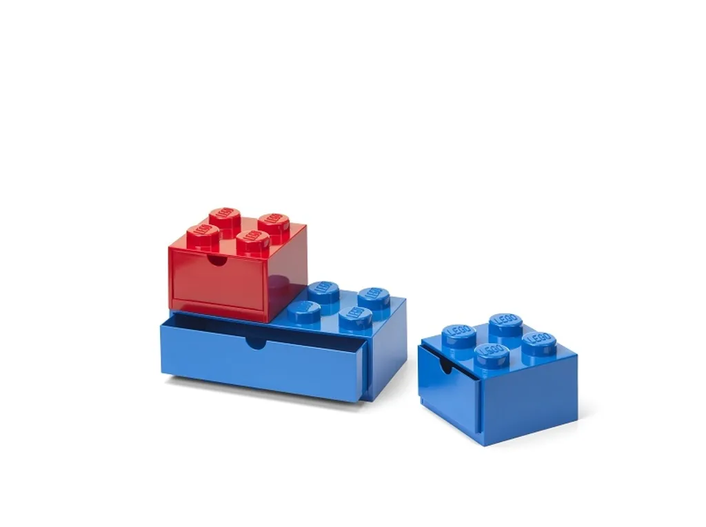 Rangement de bureau LEGO® avec tiroirs empilables - Pack de 3 unités - 3
