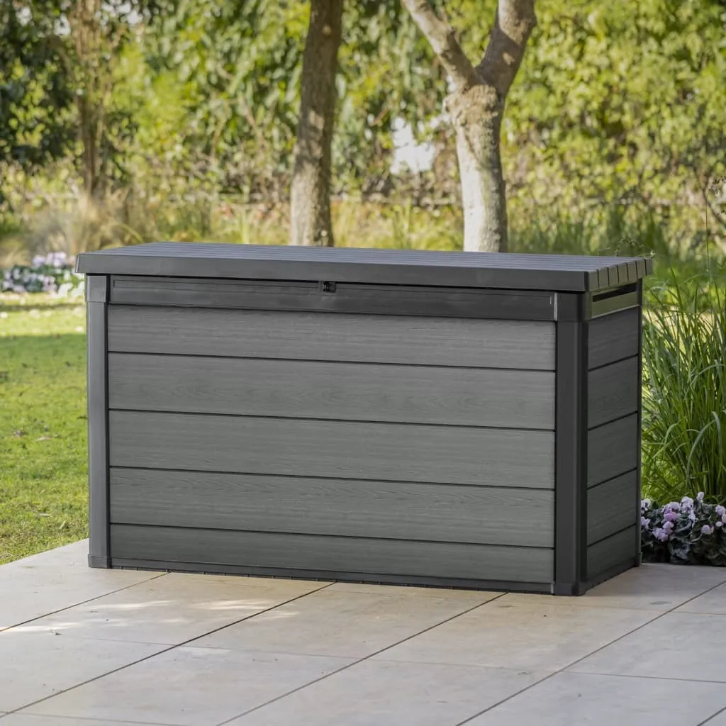 Cabanon de jardin Keter Cortina 757 aspect résine gris anthracite