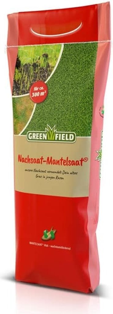 Greenfield Nachsaat-Mantelsaat 5 kg - verjüngt den Rasen