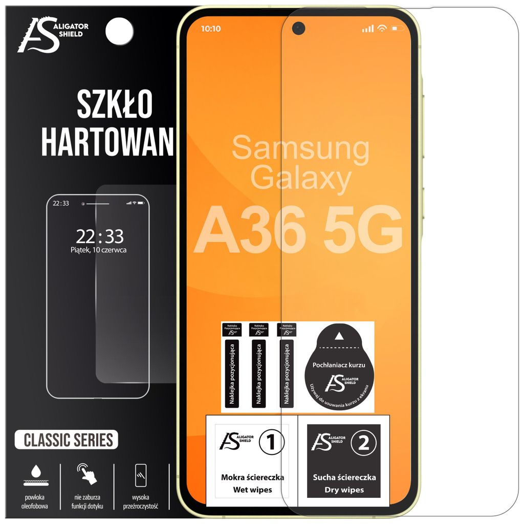 Szkło hartowane do Samsung Galaxy A36 5G – szybka ochronna Zdjęcie produktu 
