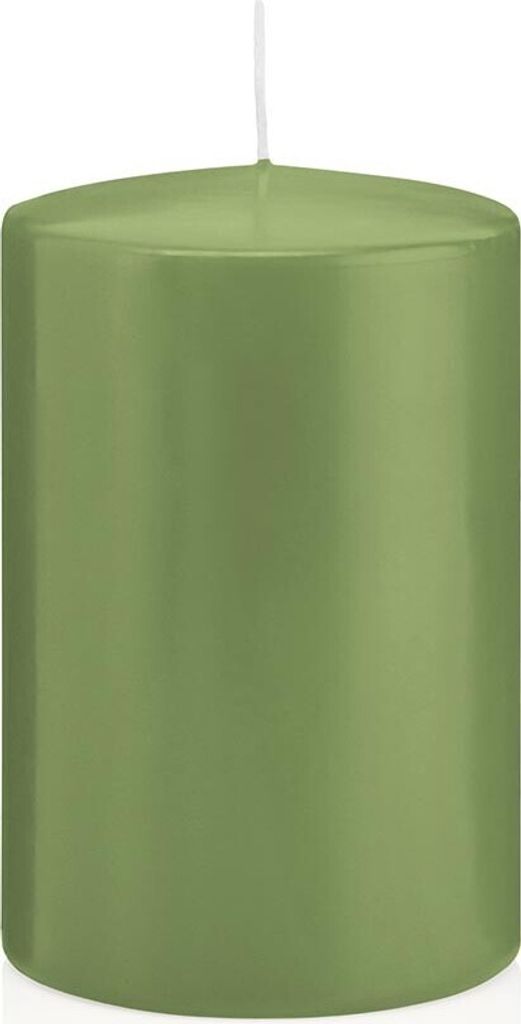 Stumpenkerzen Pastell Grün Aloe Vera 150 x Ø 98 mm, 6 Stück Produktbild 