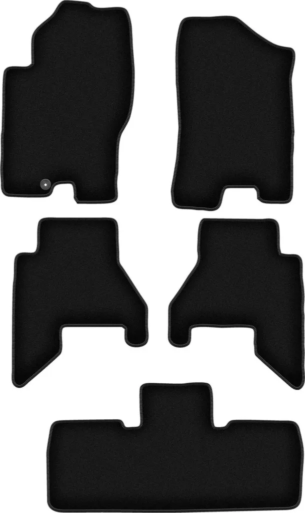 Set Tappeti Auto Nissan Pathfinder 2005-2010 Velluto Nero 5pz