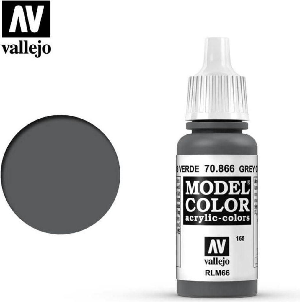 Vallejo 70.866, Grün, Grau, Acrylfarbe, Flüssigkeit, 17 ml, Produktbild 