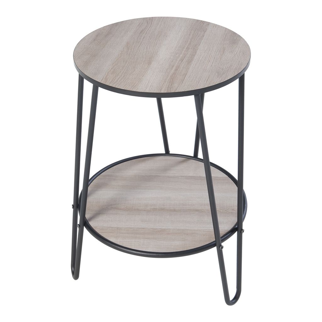 Stolik boczny 'Ylöjärvi' z 2 półkami 61 x 44 x 44 cm Zdjęcie produktu 