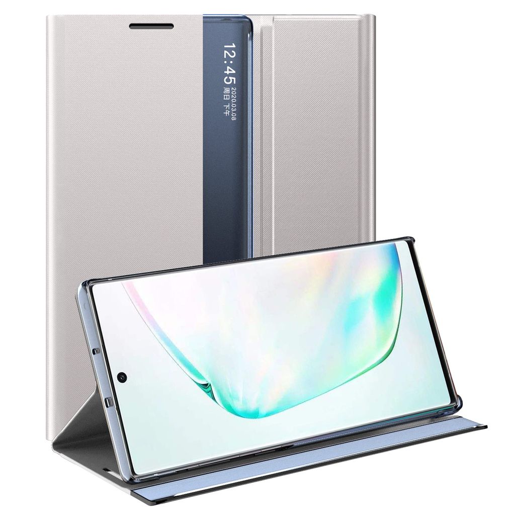 Custodia Galaxy Note 10, Custodia sottile in pelle flip con Immagine del prodotto 