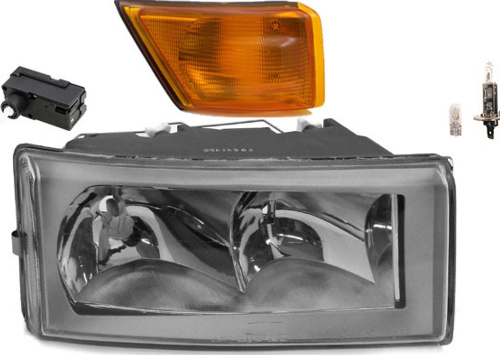Johns, Scheinwerfer passend für Iveco Daily II Rechts Leuchtmit. + Stellmotor + Blinker 500307754 0000500307754 500320425 1J0941295A 1041664 99483...